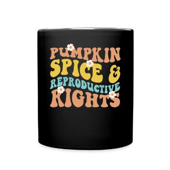 Épice de citrouille féministe - Mug uni - noir - Devant