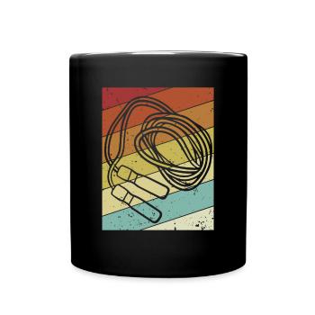 Vitesse de saut rétro saut saut professionnel - Mug uni - noir - Devant