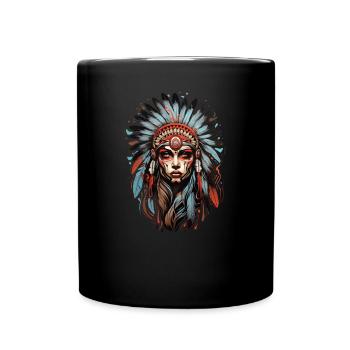 Native Americans - Full Colour Mug - black - Front