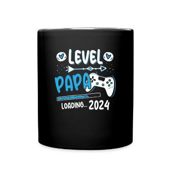 Papa Level Loading 2024 - Full Colour Mug - black - Front