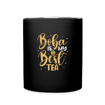 Bubble Tea Boba Tea Kawaii Cadeau - Mug uni - noir - Devant