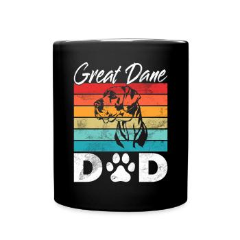Great Dane Gifts - Tasse einfarbig - Schwarz - Vorne