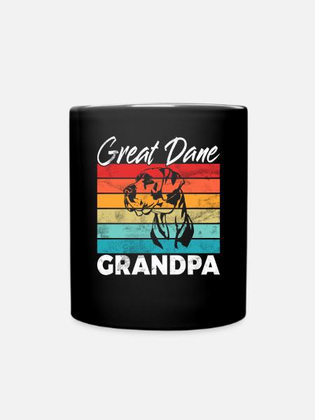 Great Dane Gifts - Tasse einfarbig - Schwarz