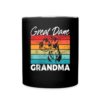 Great Dane Gifts - Full Colour Mug - black - Front