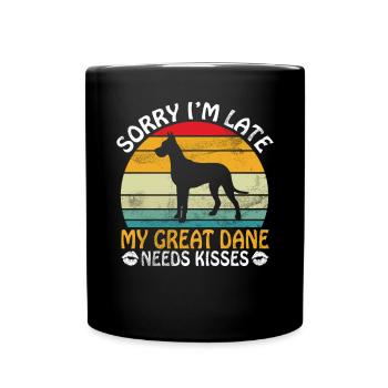 Great Dane Gifts - Tasse einfarbig - Schwarz - Vorne