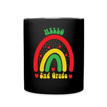 Zweite Klasse Rainbow Girls Jungen Lehrerteam 2. - Tasse einfarbig - Schwarz - Vorne