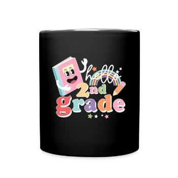 Zweite Klasse Rainbow Girls Jungen Lehrerteam 2. - Tasse einfarbig - Schwarz - Vorne