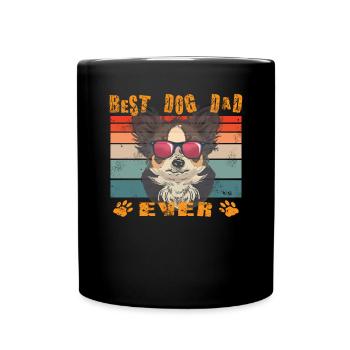 Chien Chihuahua Propriétaire de chien Gechenkidee - Mug uni - noir - Devant