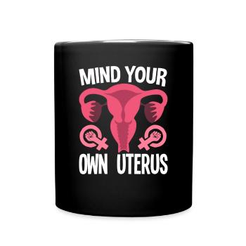 Feminismus Feministin - Tasse einfarbig - Schwarz - Vorne