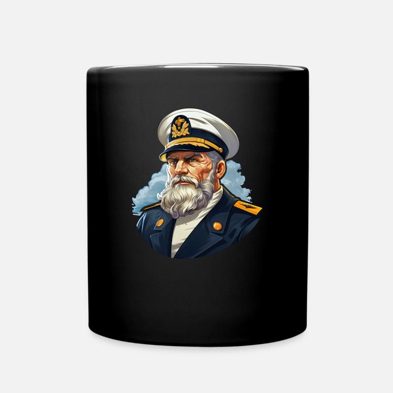 Matrose Segeln - Tasse einfarbig - Schwarz