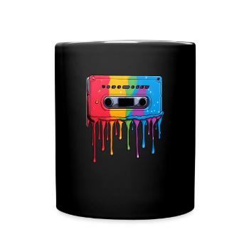 Cassette Drops - Full Colour Mug - black - Front
