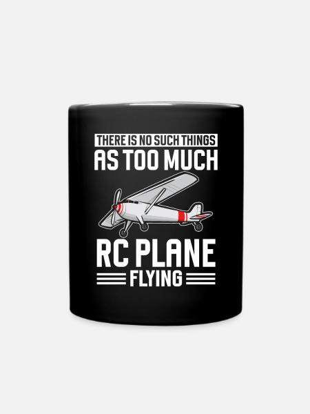 Ferngesteuertes Flugzeug Modellflugzeug - Tasse einfarbig - Schwarz