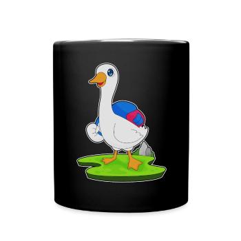 Randonnée à dos pour randonneurs canards - Mug uni - noir - Devant