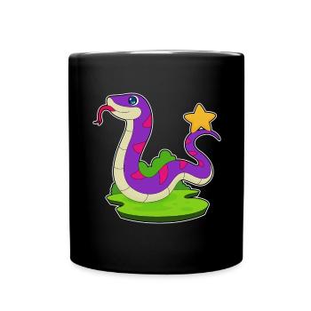 Étoile du serpent - Mug uni - noir - Devant