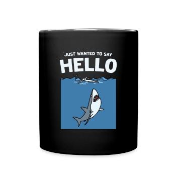 Marine Biology Shark Lovers Marine Life Marine - Full Colour Mug - black - Front