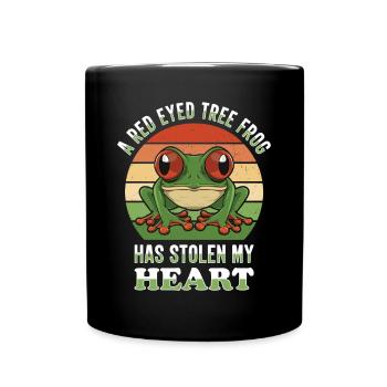 Besitzer Eines Amphibienliebhabers Mit Einem - Tasse einfarbig - Schwarz - Vorne