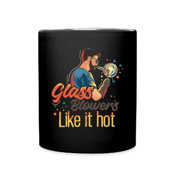 Glassblowing Glassforming Glassmaker Pride - Full Colour Mug - black - Front