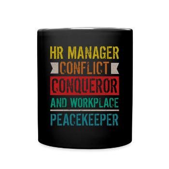 Human Resources Hr Manager Job Beruf - Tasse einfarbig - Schwarz - Vorne