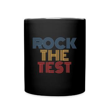 Rock The Test Élève enseignant École de classe - Mug uni - noir - Devant