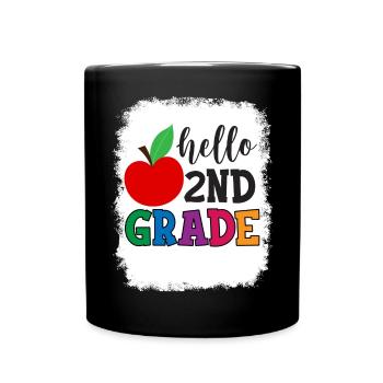 Zweite Klasse Rainbow Girls Jungen Lehrerteam 2. - Tasse einfarbig - Schwarz - Vorne