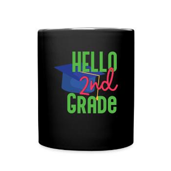 Zweite Klasse Rainbow Girls Jungen Lehrerteam 2. - Tasse einfarbig - Schwarz - Vorne