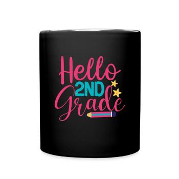 Zweite Klasse Rainbow Girls Jungen Lehrerteam 2. - Tasse einfarbig - Schwarz - Vorne