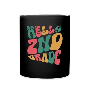 Zweite Klasse Rainbow Girls Jungen Lehrerteam 2. - Tasse einfarbig - Schwarz - Vorne
