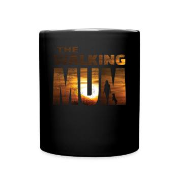 Chien Bulldog Dog Propriétaire Gechenkidee - Mug uni - noir - Devant