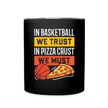 Ananas Basketball Tropische Früchte Sommer Sport - Tasse einfarbig - Schwarz - Vorne