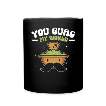 Süße Avocado Wortspiel Frucht Guac Witze Guacamole Liebhaber - Tasse einfarbig - Schwarz - Vorne