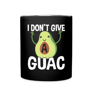 Süße Avocado Wortspiel Frucht Guac Witze Guacamole Liebhaber - Tasse einfarbig - Schwarz - Vorne