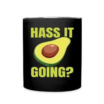 Süße Avocado Wortspiel Frucht Guac Witze Guacamole Liebhaber - Tasse einfarbig - Schwarz - Vorne