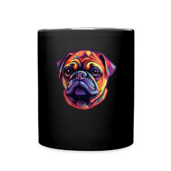 Carlin Couleurs Arc-en-ciel - Mug uni - noir - Devant