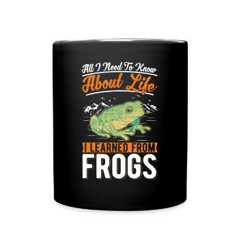 Grenouille Rainette Grenouille grimpante - Mug uni - noir - Devant