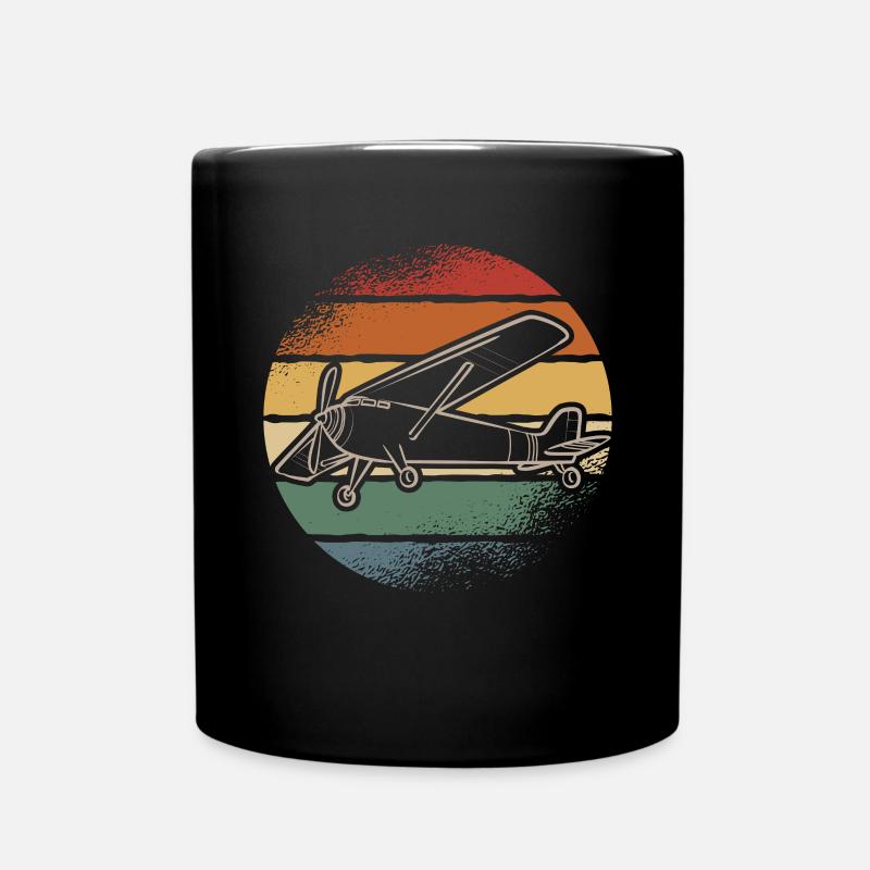 Modèle d’avion télécommandé - Mug uni - noir