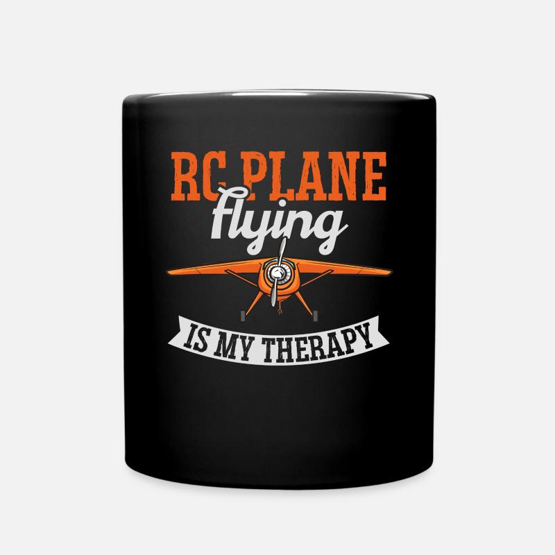 Modèle d’avion télécommandé - Mug uni - noir