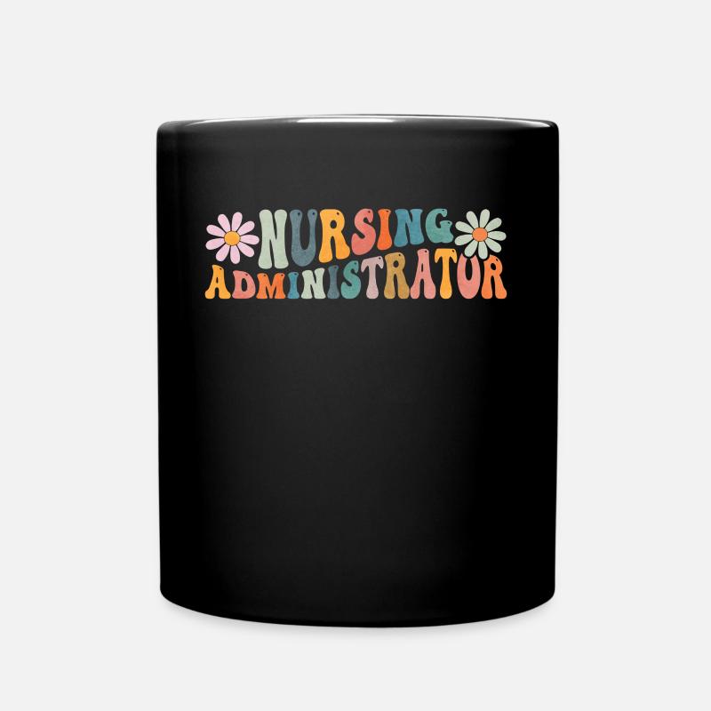 Groovy Krankenpflege Administrator Pflegeheim Admi - Tasse einfarbig - Schwarz