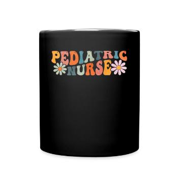 Groovy Pediatric Nurse NICU Nursing - Full Colour Mug - black - Front
