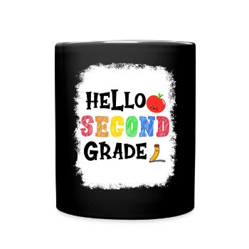Zweite Klasse Rainbow Girls Jungen Lehrerteam 2. - Tasse einfarbig - Schwarz - Vorne