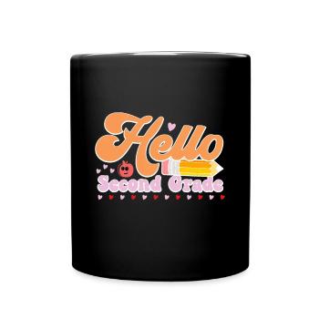 Zweite Klasse Rainbow Girls Jungen Lehrerteam 2. - Tasse einfarbig - Schwarz - Vorne