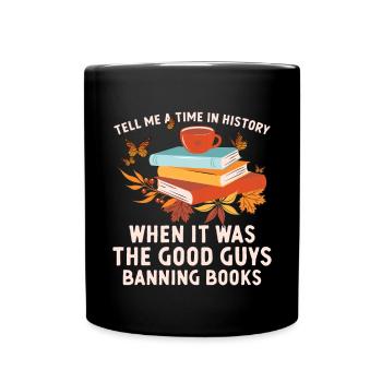 Citations de lecture amusantes Rat de bibliothèque Les bons gars - Mug uni - noir - Devant