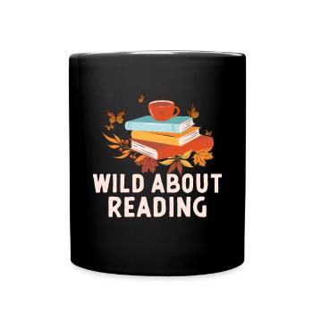 Lesebegeistert Buchliebhaber Introvertierter - Tasse einfarbig - Schwarz - Vorne