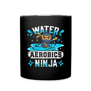 Aerobic Exercise Designs - Tasse einfarbig - Schwarz - Vorne