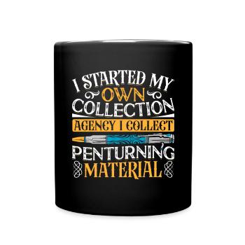 Kit de tournage de stylo - Mug uni - noir - Devant