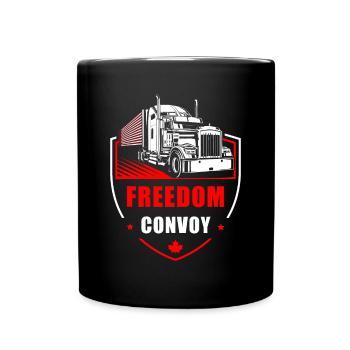 Freedom Convoy United Canada Truckers - Mug uni - noir - Devant