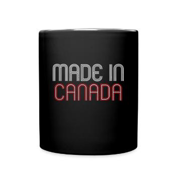 Hergestellt in Kanada Canadian Pride Eh Vancouver - Tasse einfarbig - Schwarz - Vorne
