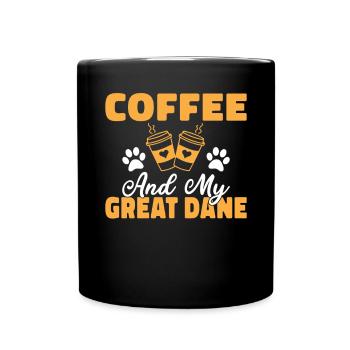 Great Dane Gifts - Tasse einfarbig - Schwarz - Vorne