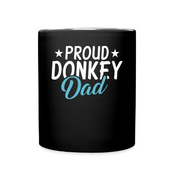 Cadeaux d’amoureux de l’âne - Mug uni - noir - Devant