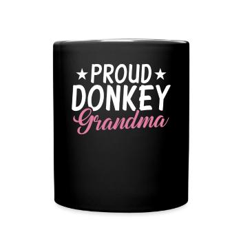 Donkey Lover Gifts - Tasse einfarbig - Schwarz - Vorne