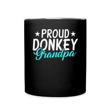 Cadeaux d’amoureux de l’âne - Mug uni - noir - Devant